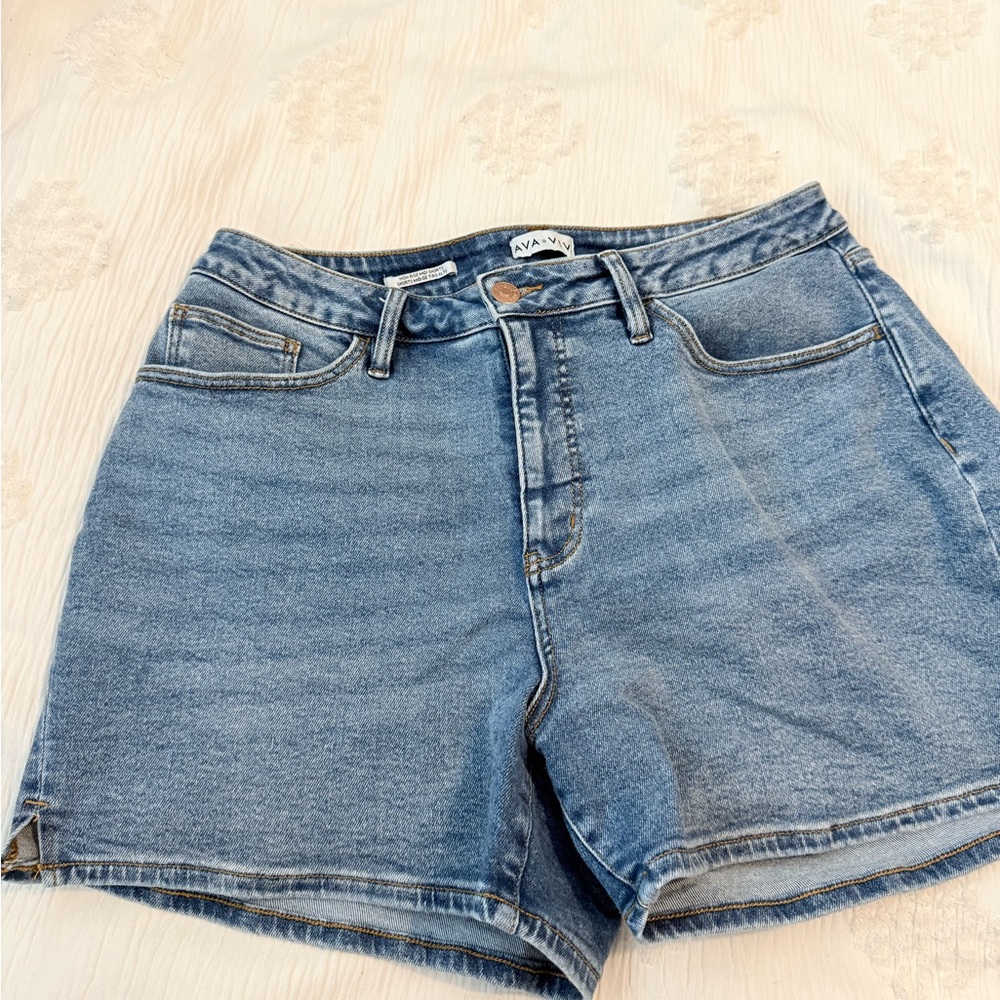 Women's Blue Denim Shorts